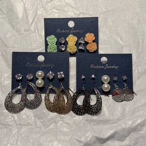 15 Pairs Earrings